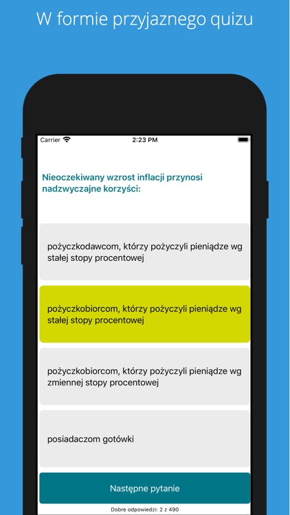SGHQuiz - Test z Ekonomii screenshot-3