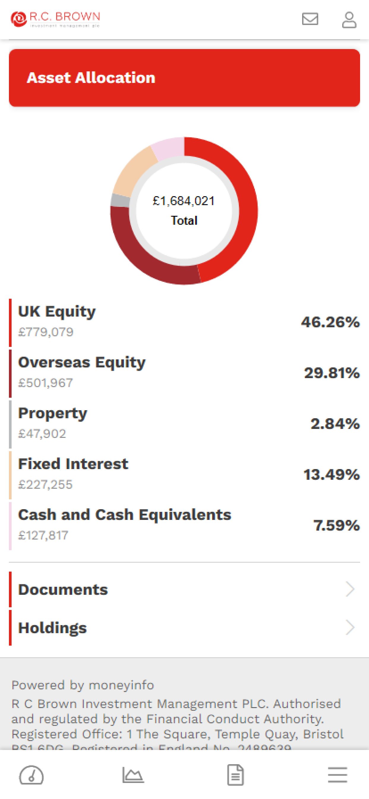R C Brown Client screenshot 3