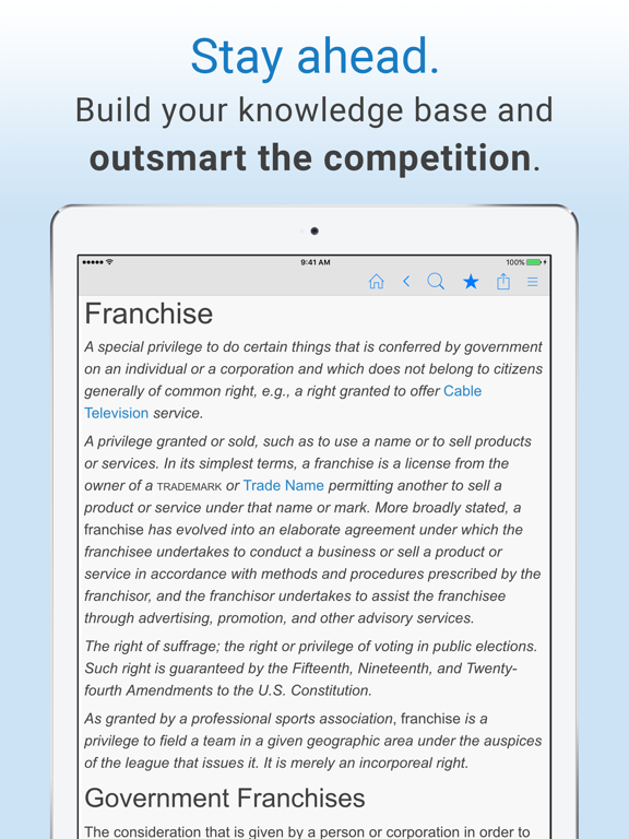 Screenshot #6 pour Business Dictionary by Farlex