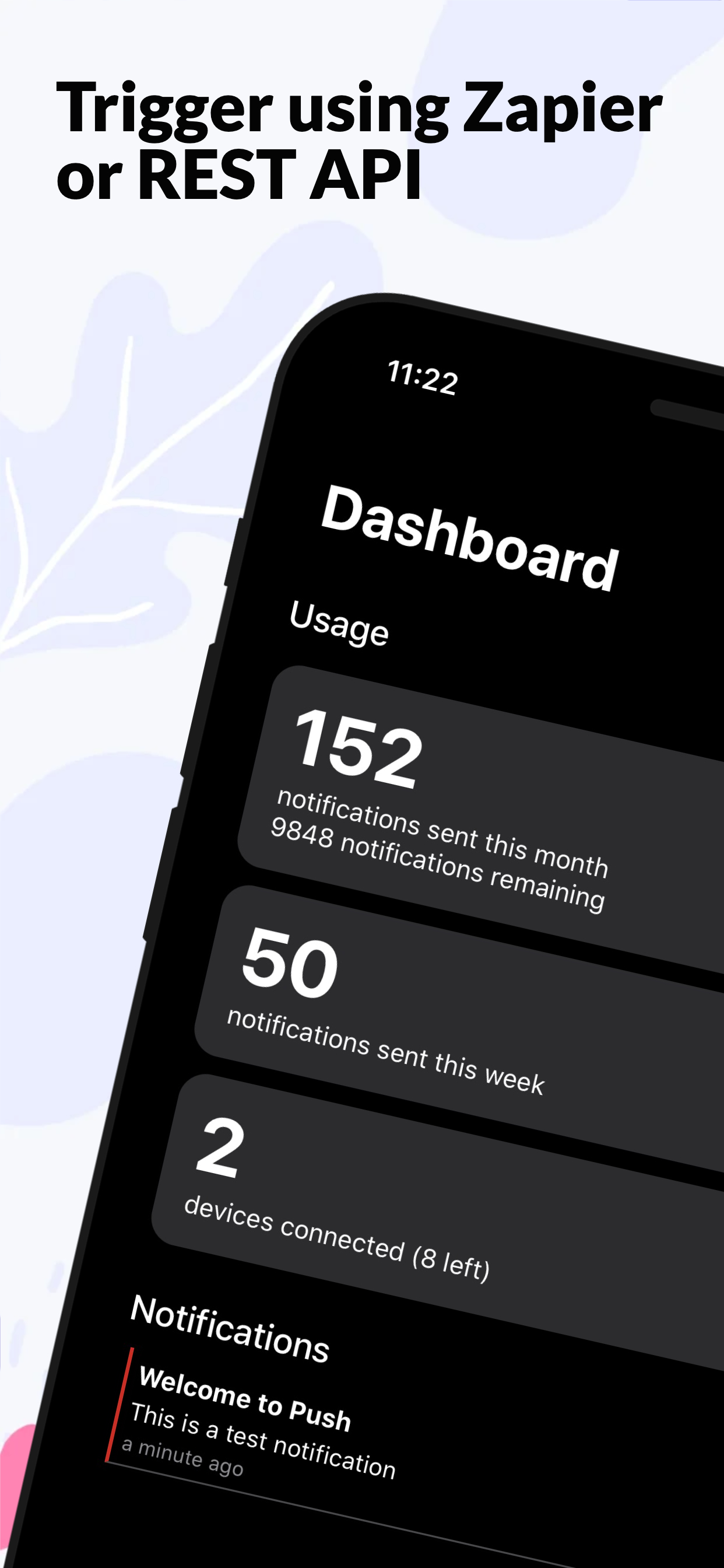 Push: Real-time alerts