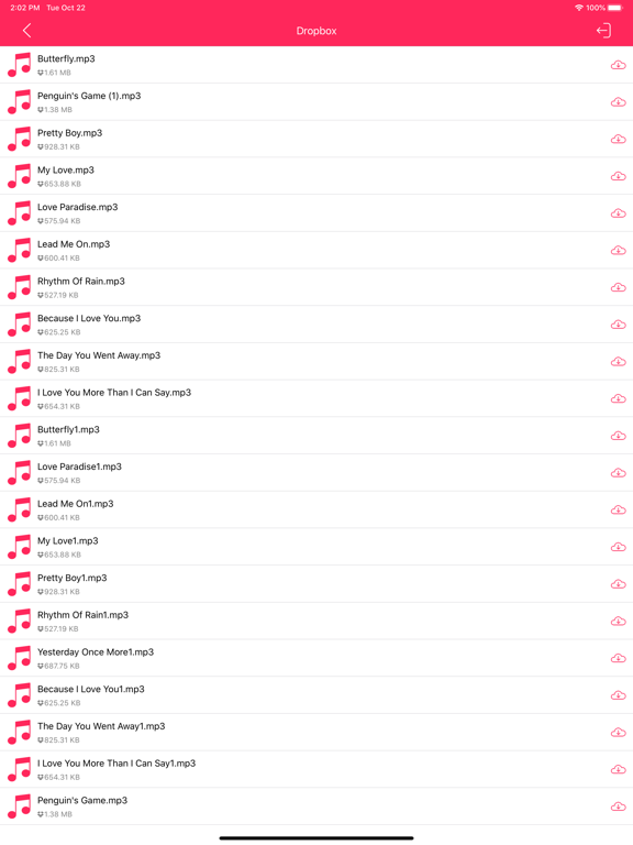 Screenshot #4 pour Cloud Music-Download Songs Lab