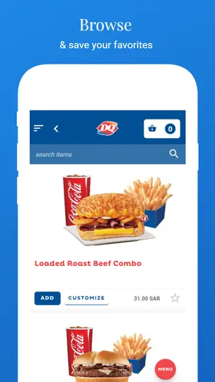 Dairy Queen - Saudi Arabia iPhone Ekran Görüntüsü 2