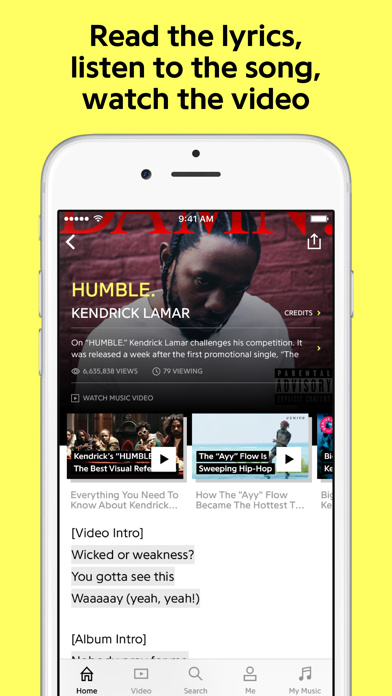 Genius: Song Lyrics Finder Screenshot