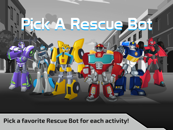 Transformers Rescue Bots iPad app afbeelding 2