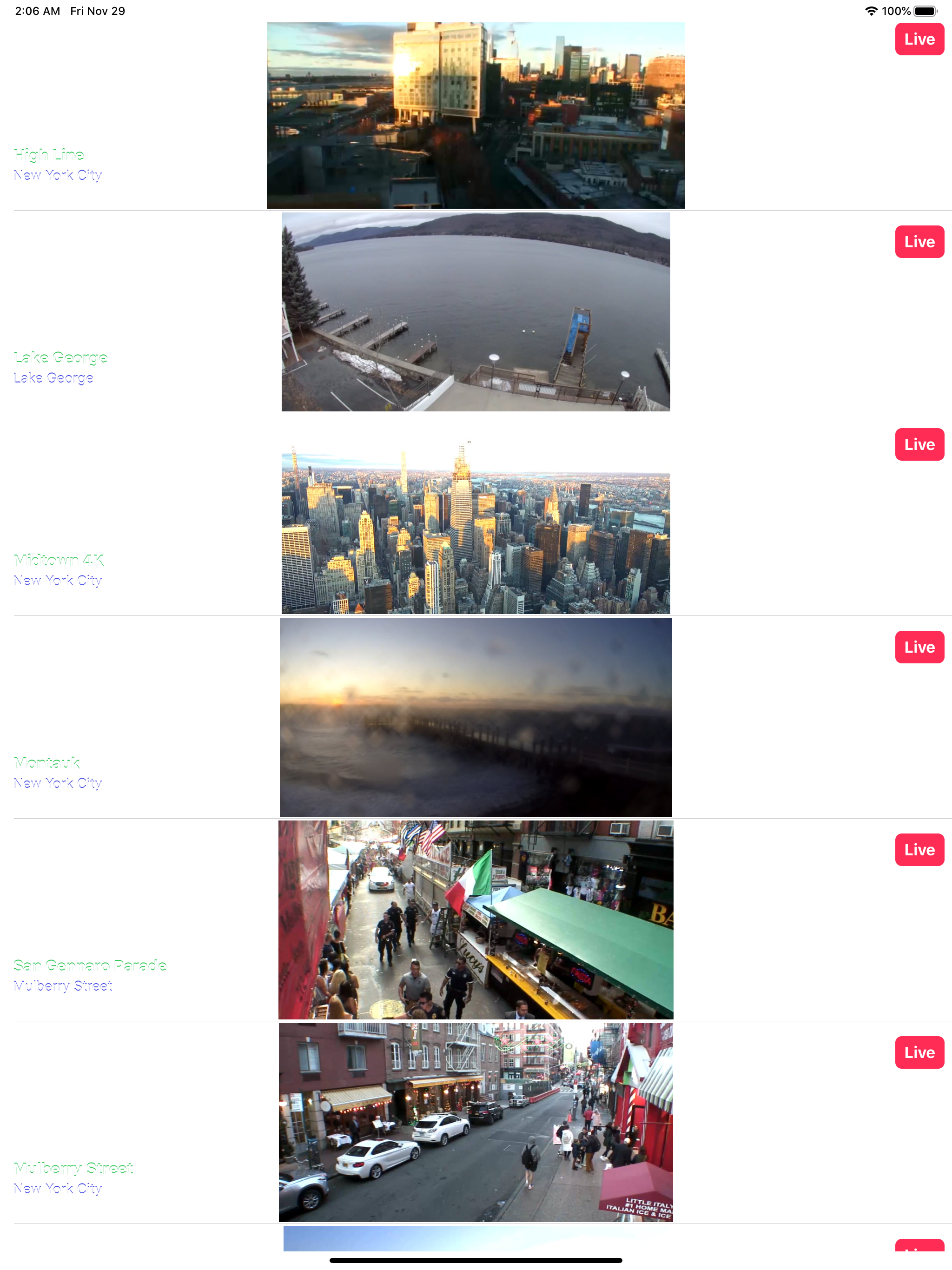Live Cam New York