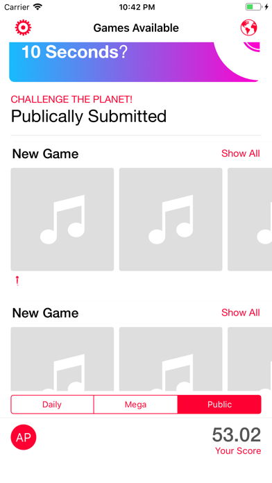 App screenshot