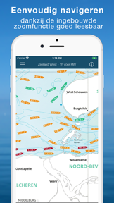 Stroomatlas Noordzee screenshot