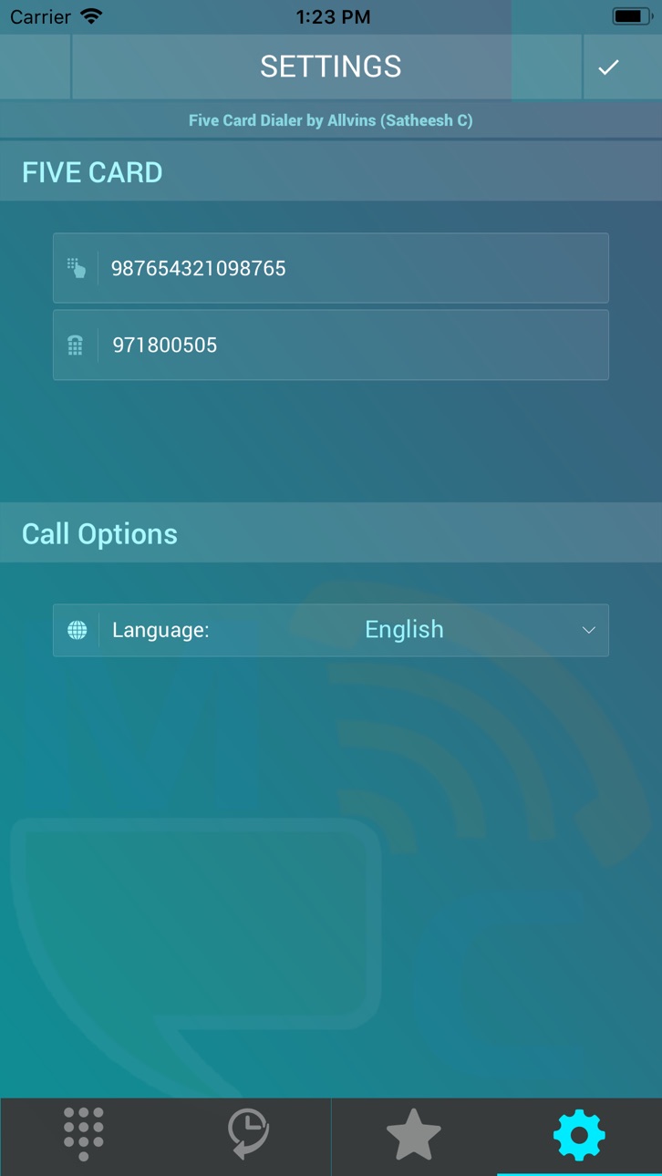 iPhone screenshot