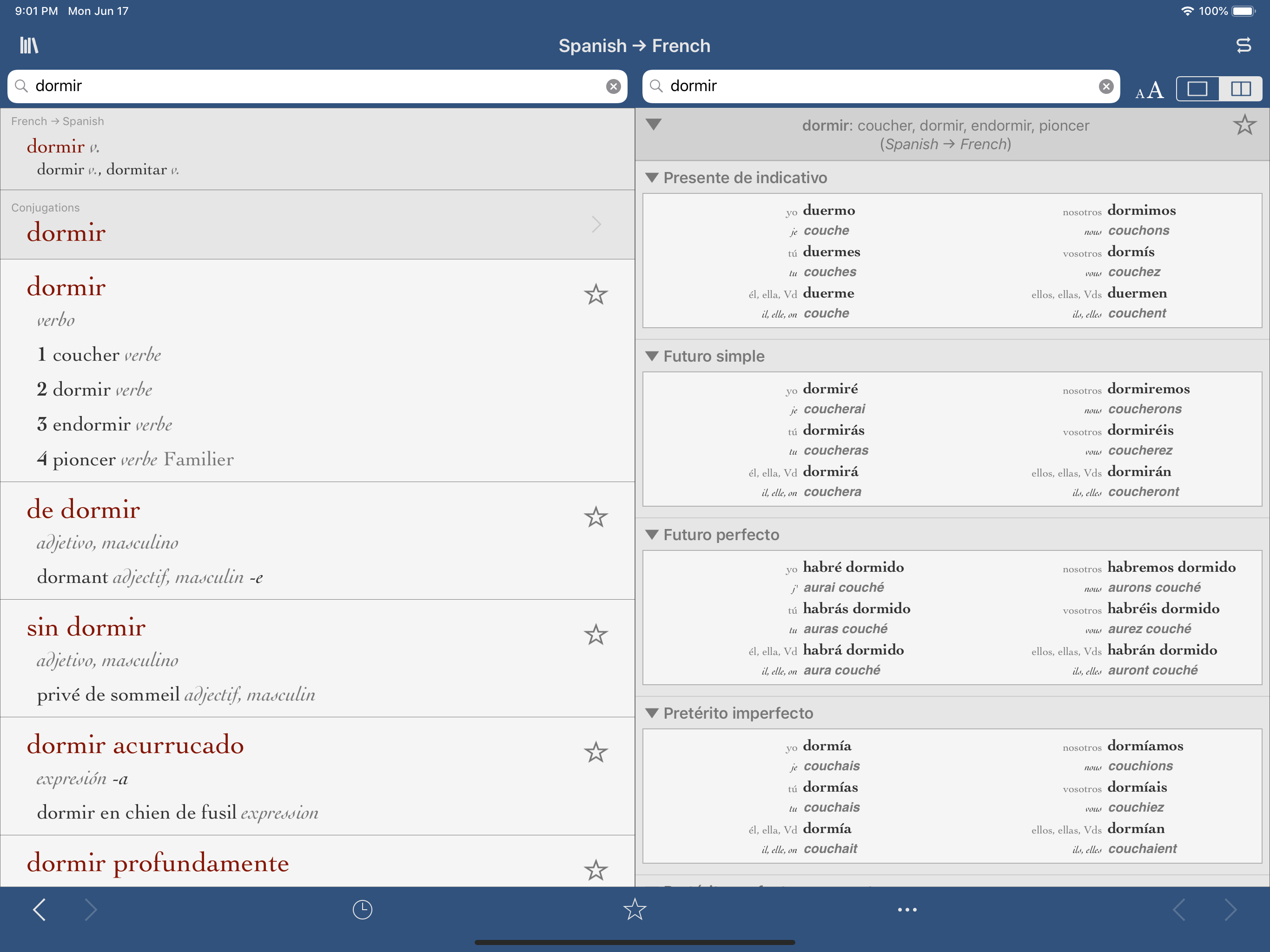 Ultralingua French-Spanish screenshot 5