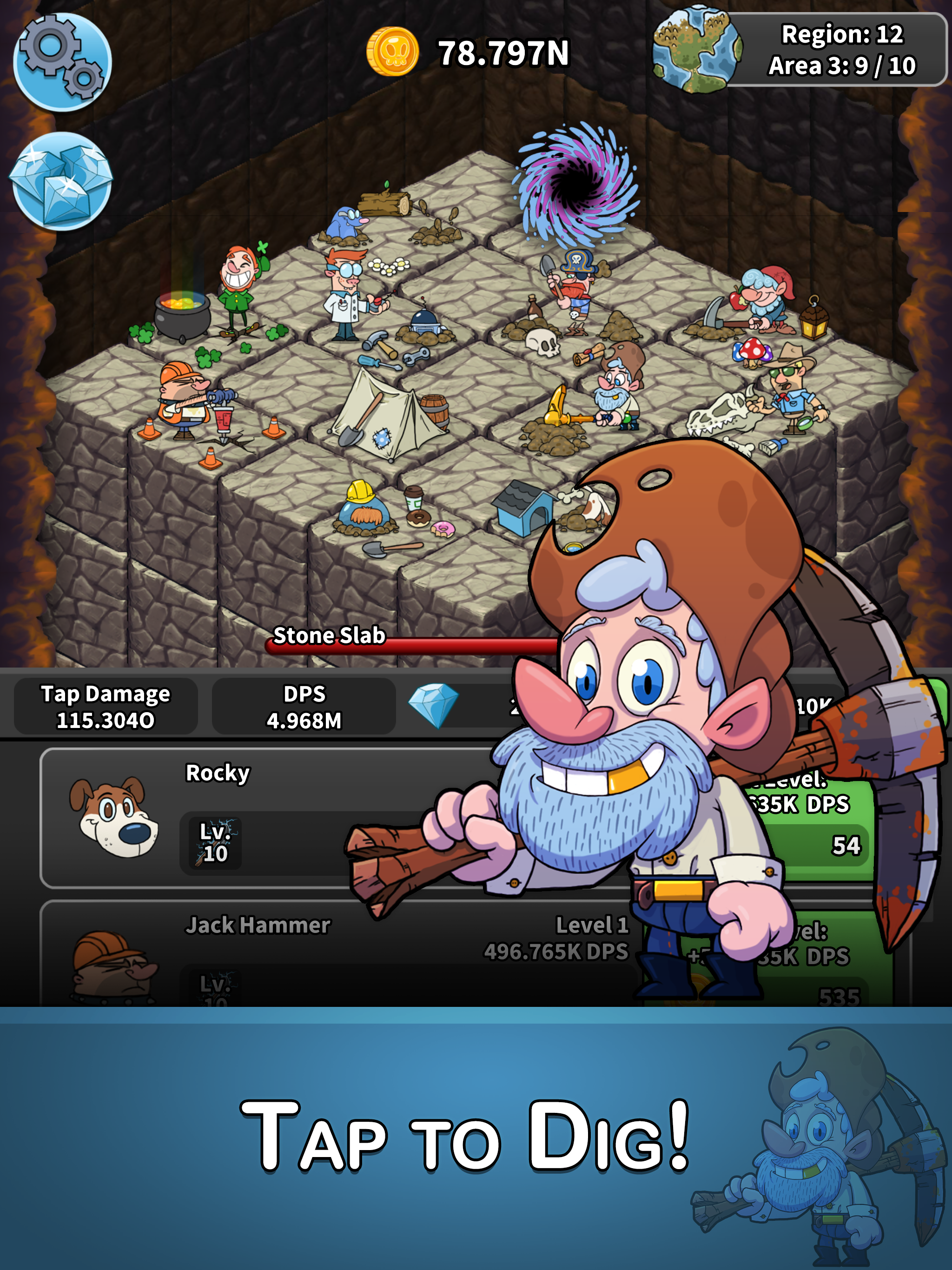 Tap Tap Dig - Idle Clicker screenshot 7