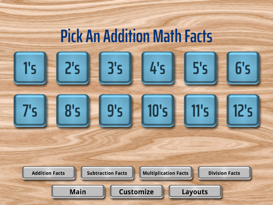 Math Facts Mahjong Game iPad screenshot