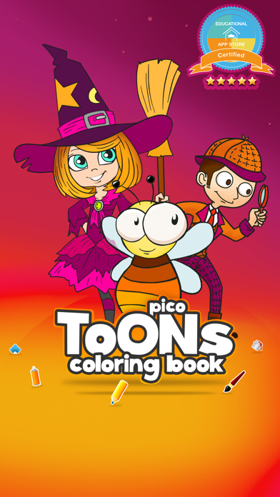 PicoToONs - Colouring bookのおすすめ画像1