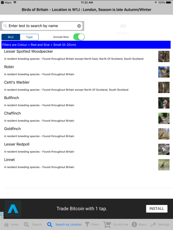 Screenshot #6 pour Birds Of Britain