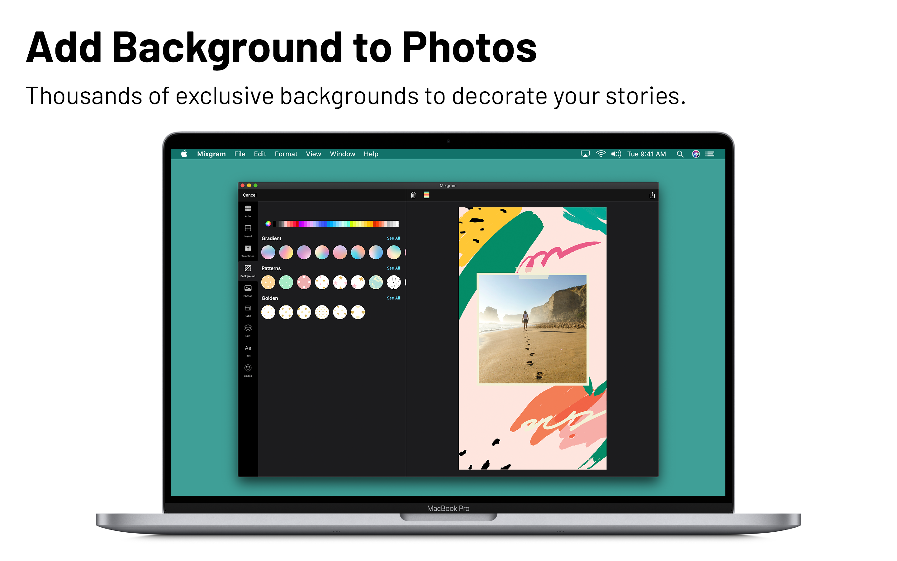 Layout Photo Collage - Mixgram