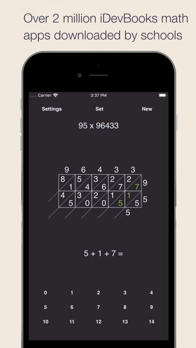 Lattice Multiplication Screenshots