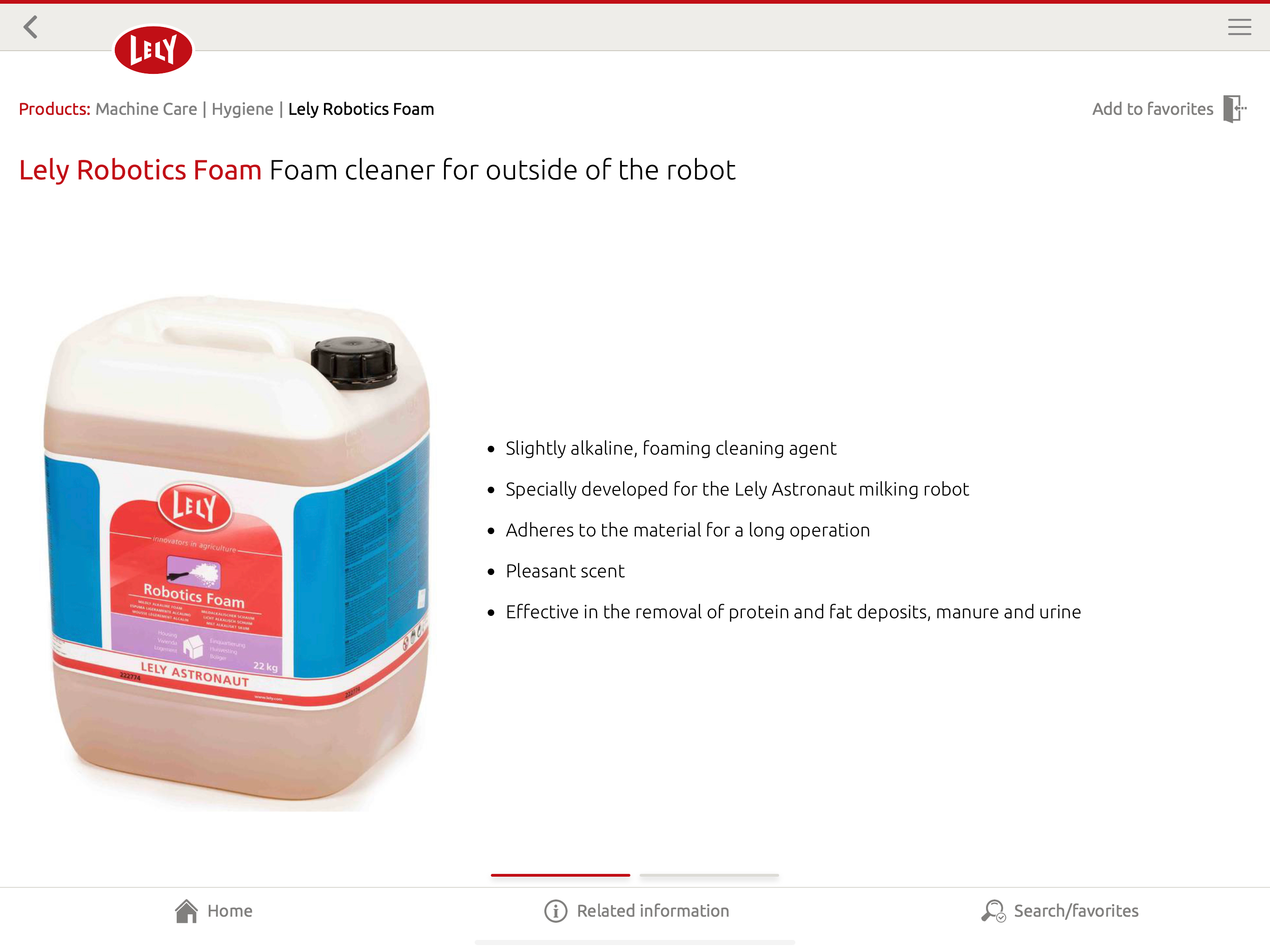 Lely Consumables Info Tool screenshot 3