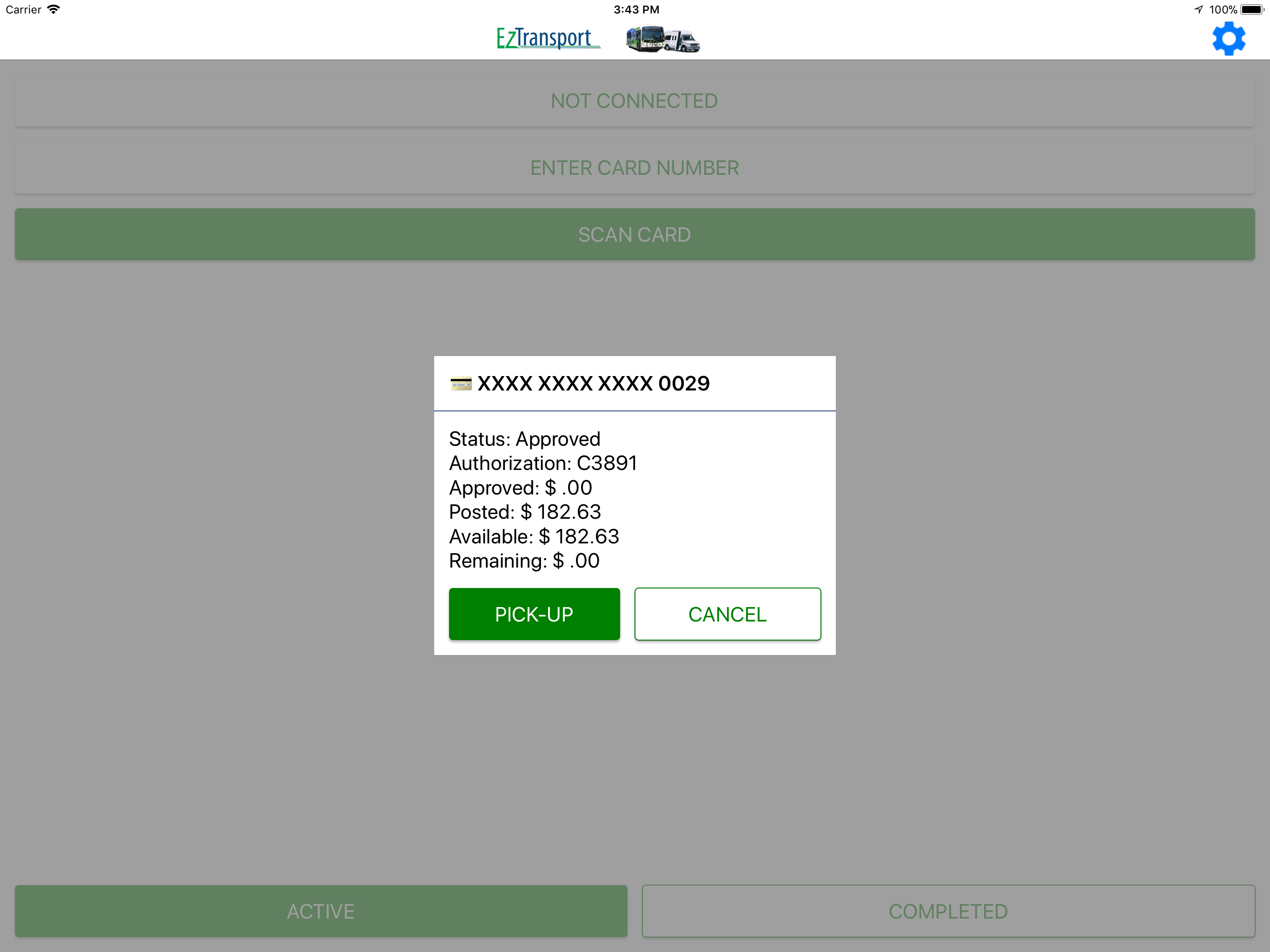 EzTransport - Driver