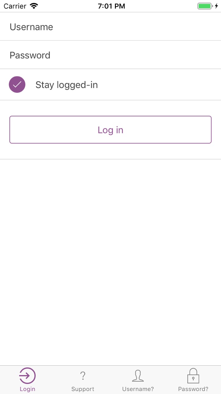 iPhone screenshot