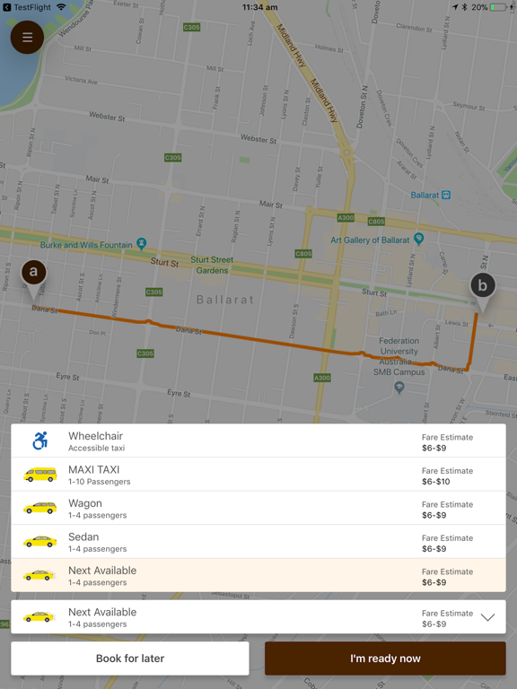 Screenshot #5 pour Ballarat Taxis