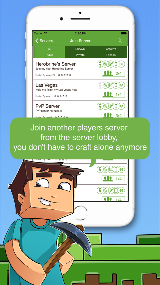 #2. Multiplayer for Minecraft PE (iOS) Podle: Innovative Devs