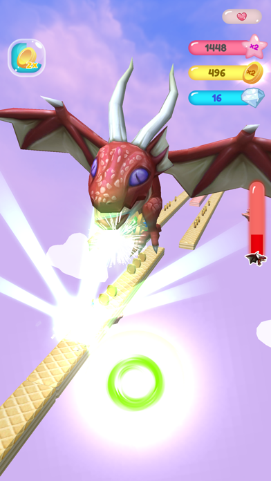 Screenshot #3 pour Princess Unicorn:Dragon Escape