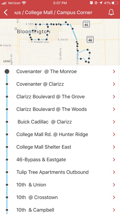 DoubleMap Bus Tracker