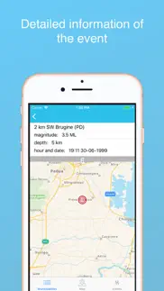 earthquake notifications maps iphone screenshot 4