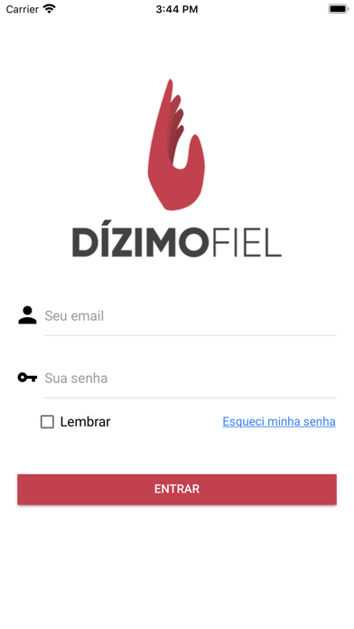 DÍZIMOFIEL – Gestão Paroquial Screenshot