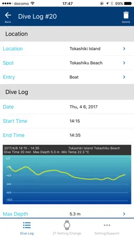 Game screenshot Z dive log apk