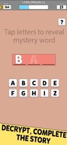 Bank Robbery Word Mystery screenshot #1 for iPhone