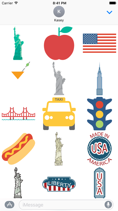 USA Sticker Pack app screenshot