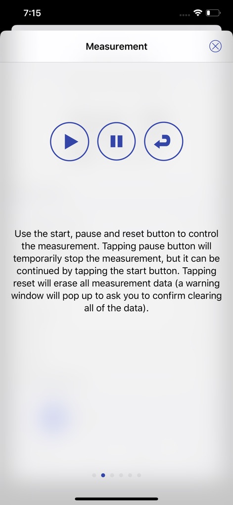 NIOSH Sound Level Meter - Understand how to precisely manage your recordings with clear instructions for the play and pause buttons, ensuring accurate data capture.