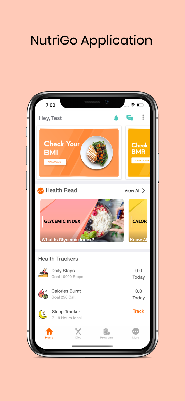 NutriGo:Nutrition On The Go screenshot 1