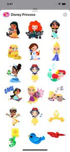 Disney Stickers: Princess screenshot #3 for iPhone