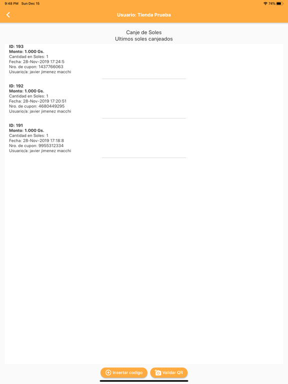 Screenshot #5 pour Canjes de Tiendas del Sol