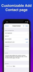 Quickness: Add Contacts screenshot #4 for iPhone