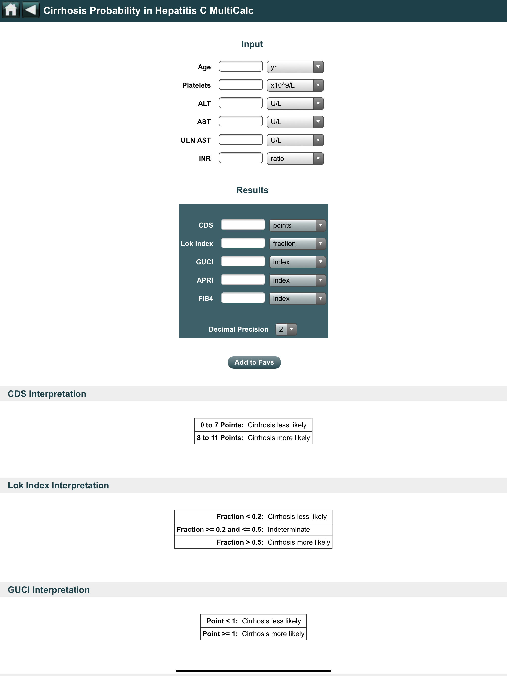 EBMcalc G.I. screenshot 12