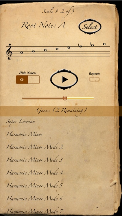 Scales & Modes: The Quiz screenshot-4