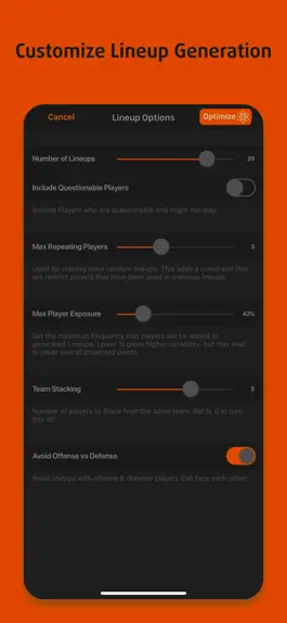 Game screenshot Draftwise - DFS Optimizer apk