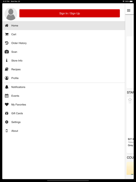 Madison Wine & Spirits iPad screenshot 5 - Shopping app