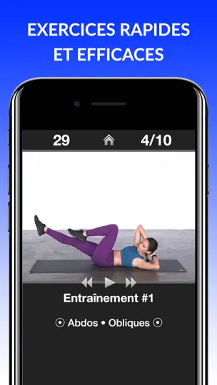 Capture d'écran de Entraînements Quotidiens sur iPhone 1