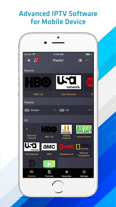 Screenshot #1 pour IPTV Player Pro: play m3u file