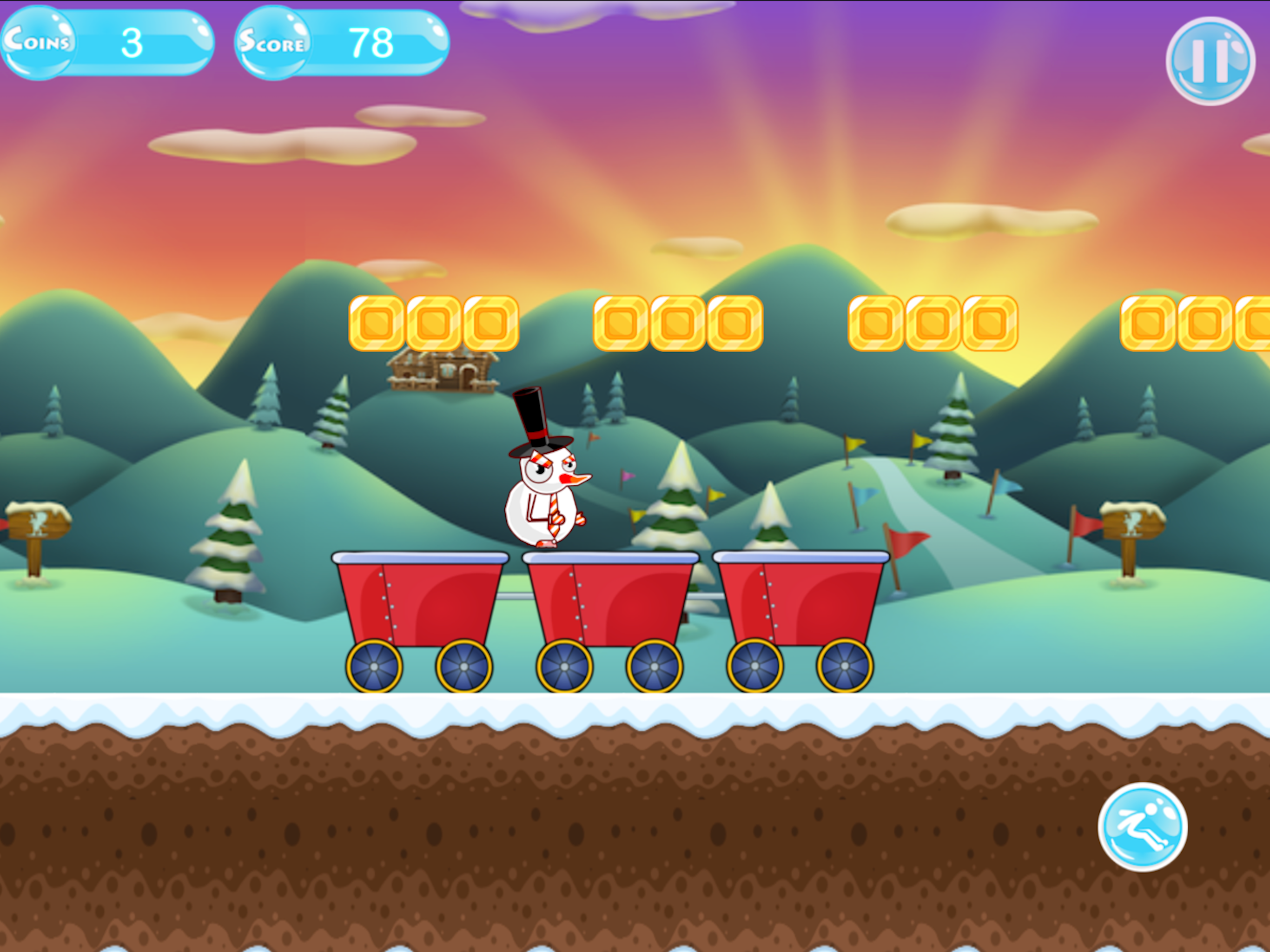 Island Snowman Runner screenshot 9