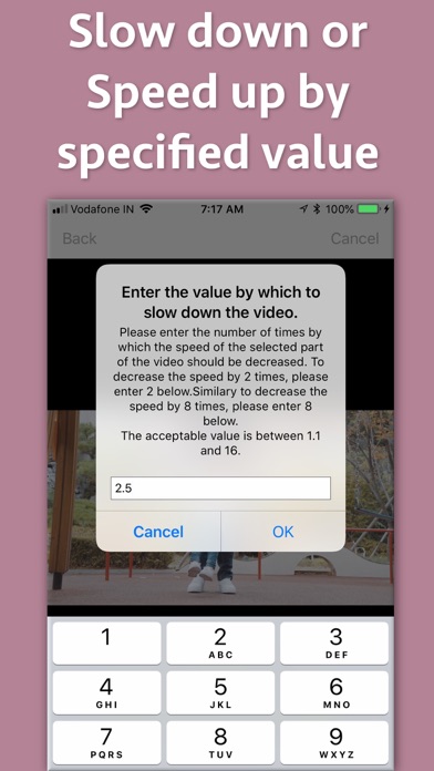 Video slow & fast speed Ramp Screenshot