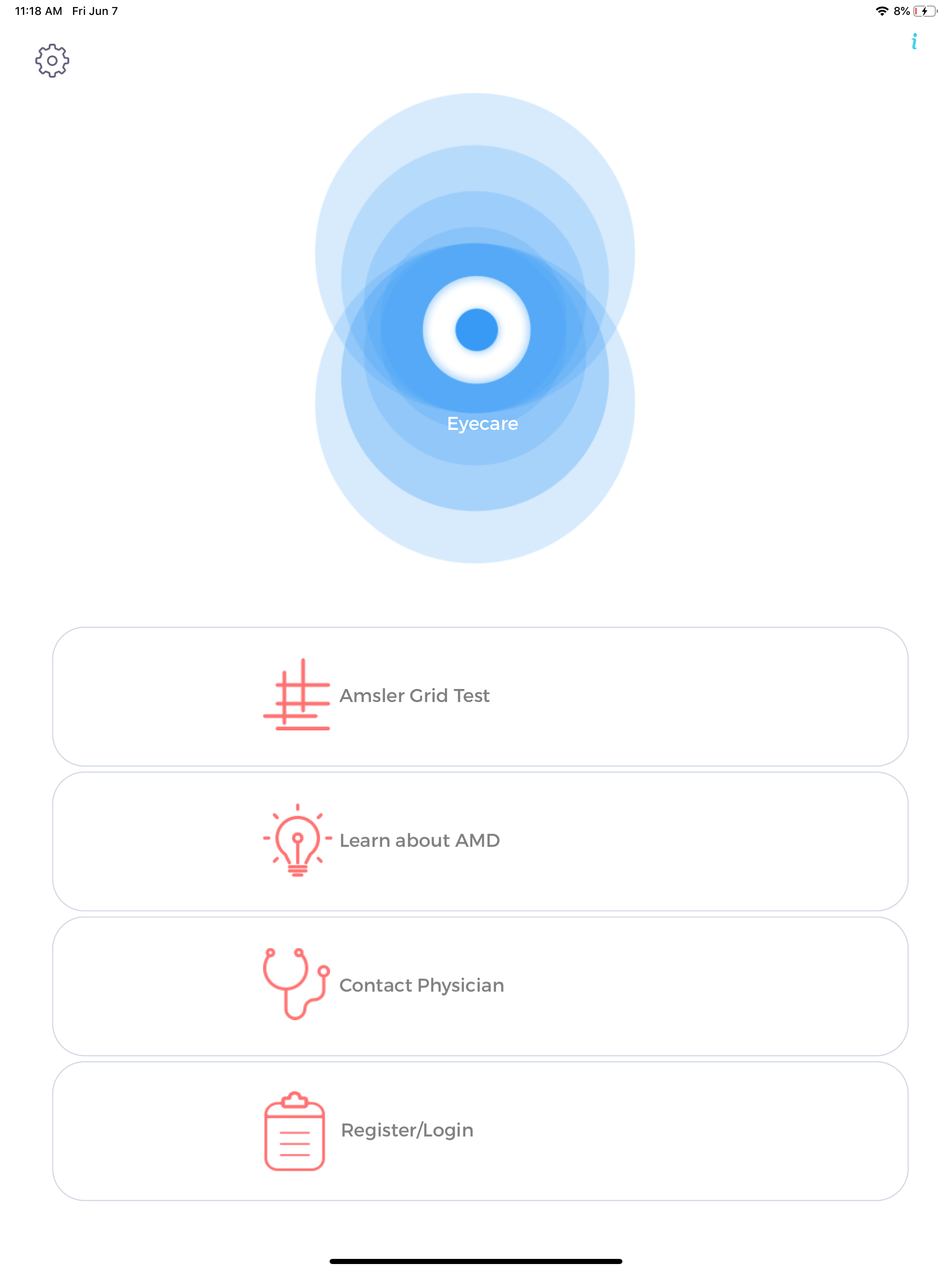 Eyecare- Amsler Grid Eye Test