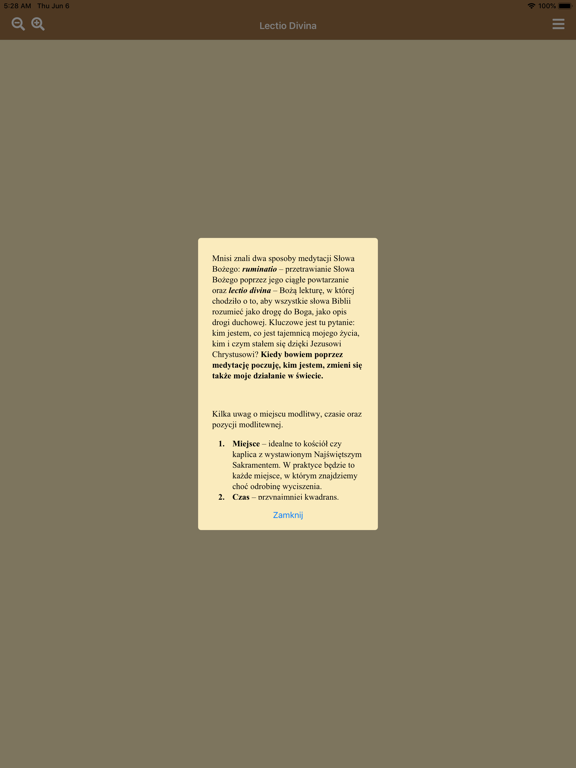 Lectio Divina - On Jest