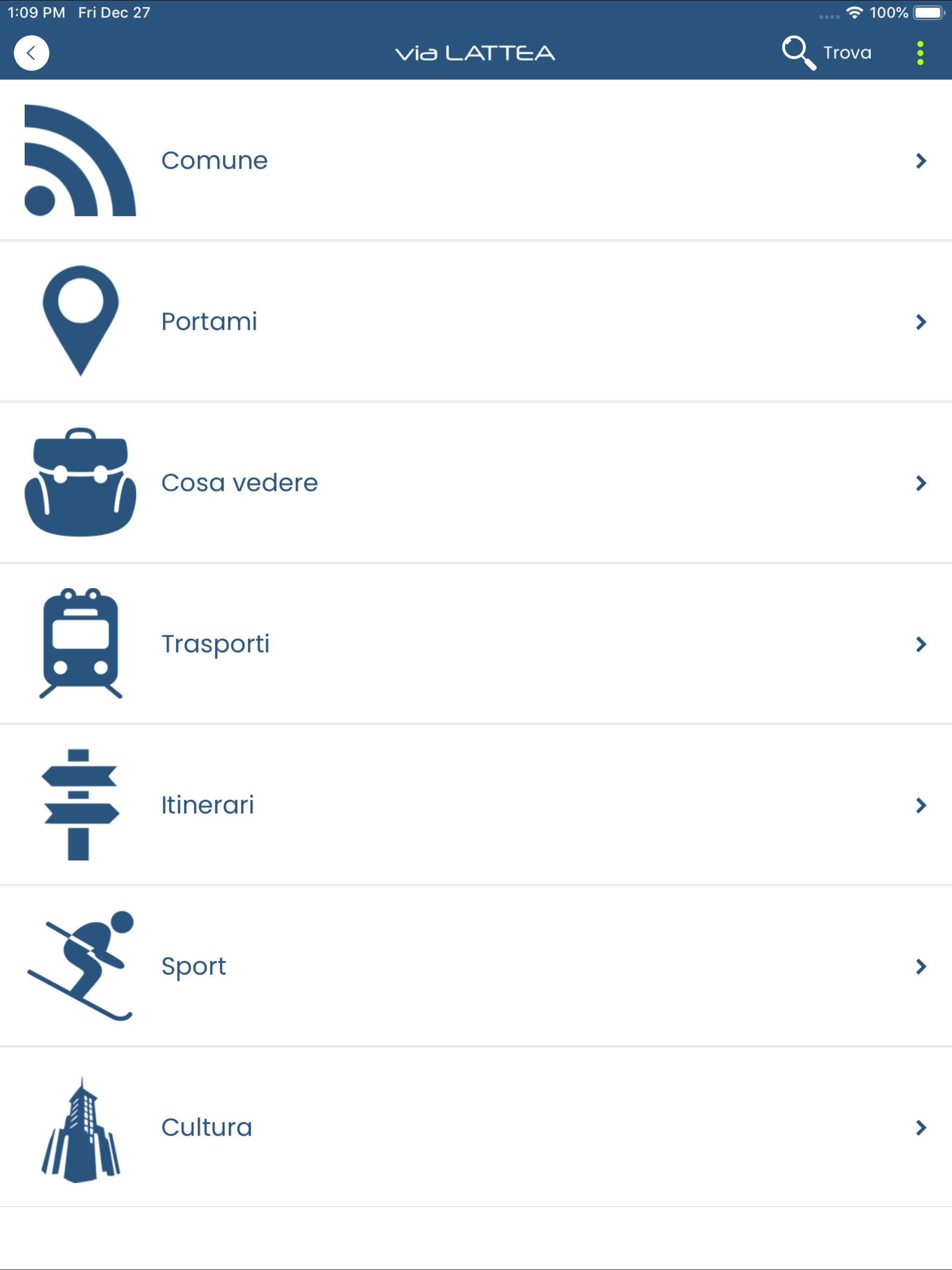 App Via Lattea screenshot 8