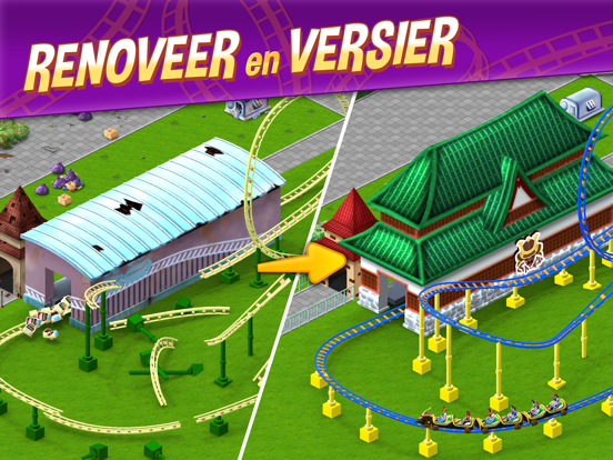 RollerCoaster Tycoon® Puzzle iPad app afbeelding 1