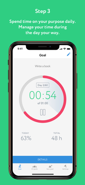 ‎30 Minutes – Goal planner Screenshot