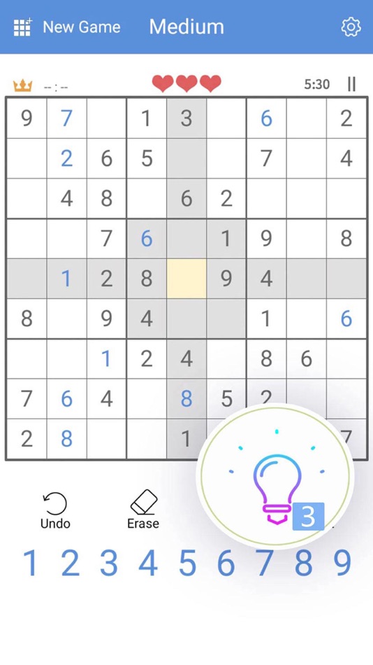 #1. Sudoku-Classic Brain Puzzles. (iOS) 由: 免费游戏